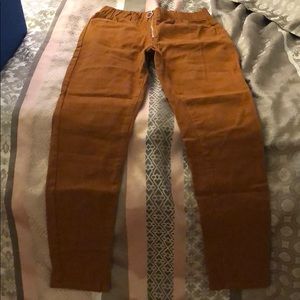 Brown fashion nova skinny jeans